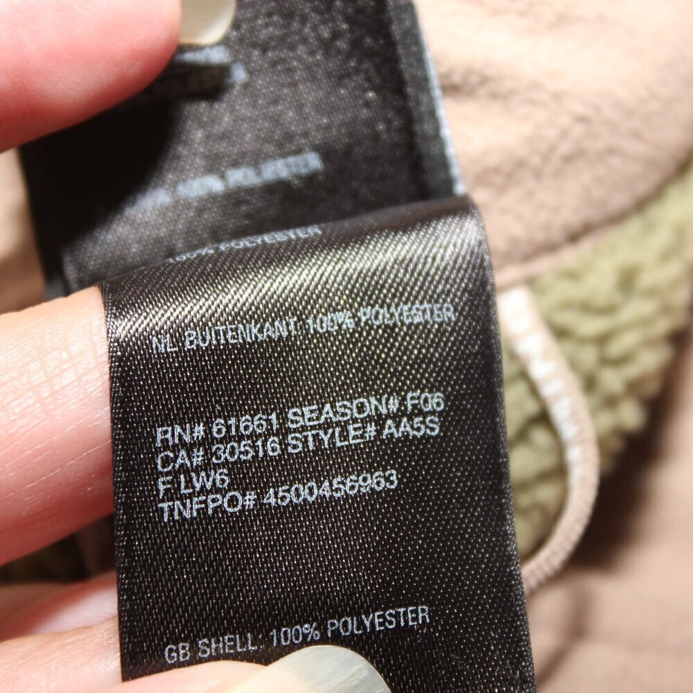 The North Face Womens Softshell Jacket AA5S Green Brown Size XL - Picture 11 of 11